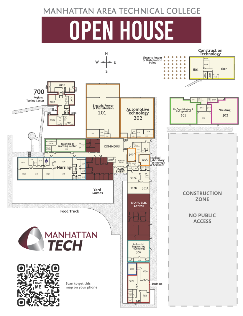Open House Campus Map 2024